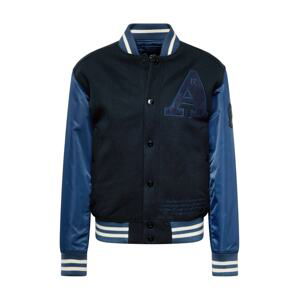 G-Star RAW Prechodná bunda 'Varsity'  modrá / tmavomodrá / biela