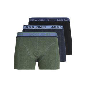 JACK & JONES Boxerky 'CARLOS'  námornícka modrá / kaki