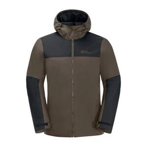 JACK WOLFSKIN Outdoorová bunda 'Jasper'  brokátová / čierna