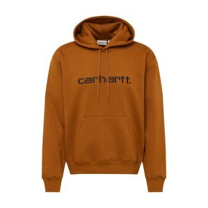 Carhartt WIP Mikina  okrová / tmavohnedá