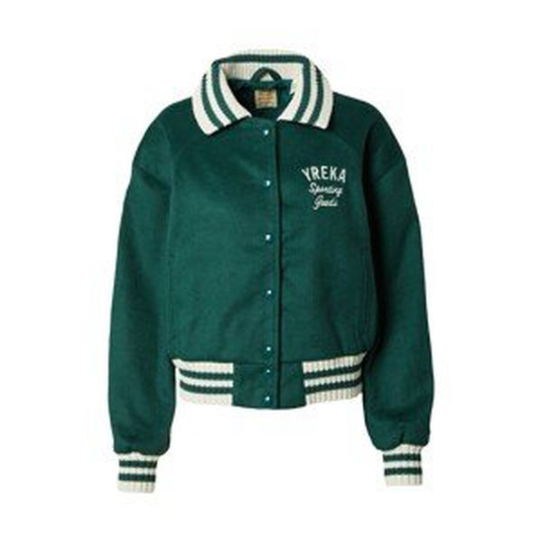 LEVI'S ® Prechodná bunda 'GT Shrunken Varsity'  smaragdová / biela