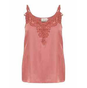 Cream Top 'Anna'  fuksia