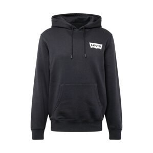 LEVI'S ® Mikina 'Standard Graphic Hoodie'  sivá / čierna / biela