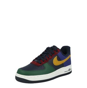 Nike Sportswear Nízke tenisky 'Nike Air Force 1 '07 LX'  modrá / zlatá žltá / zelená / červená