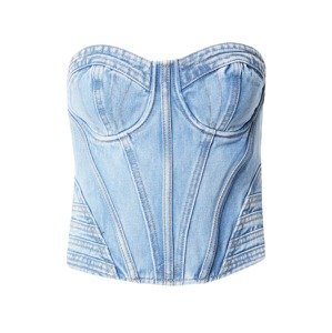 Misspap Top  modrá denim