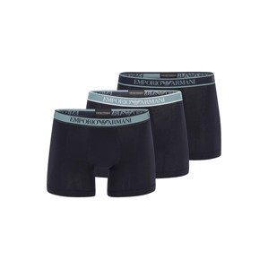 Emporio Armani Boxerky  námornícka modrá / tyrkysová / biela