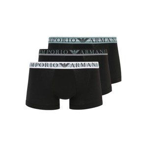 Emporio Armani Boxerky  nefritová / čierna / šedobiela