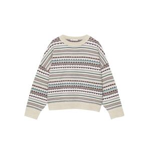 Pull&Bear Sveter  piesková / svetlomodrá / hnedá / sivá