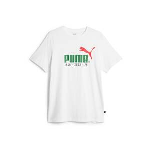 PUMA Tričko 'No. 1 Logo Celebration'  zelená / červená / čierna / biela