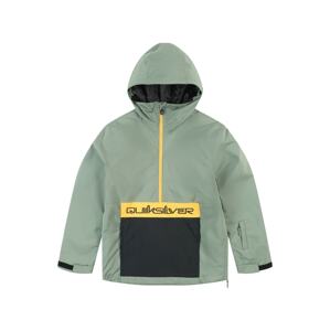 QUIKSILVER Outdoorová bunda 'STEEZE'  žltá / svetlozelená / čierna