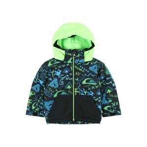 QUIKSILVER Outdoorová bunda 'LITTLE MISS'  námornícka modrá / svetlomodrá / limetová / čierna