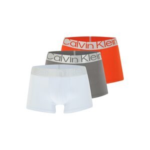 Calvin Klein Underwear Boxerky  pastelovo modrá / sivá / tmavosivá / ohnivo červená