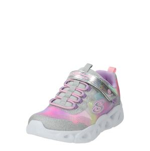 SKECHERS Tenisky  nebesky modrá / striebornosivá / svetlofialová / fuksia