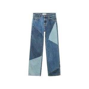 MANGO Džínsy 'Saige'  modrá denim / svetlomodrá