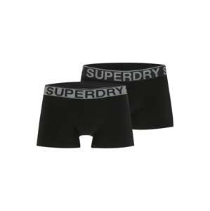 Superdry Boxerky  tmavosivá / čierna