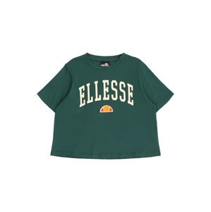 ELLESSE Tričko 'Ciciano'  béžová / smaragdová / oranžová