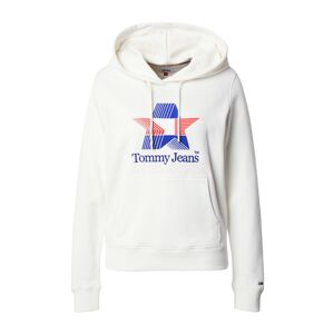 Tommy Jeans Mikina  kráľovská modrá / jasne červená / biela