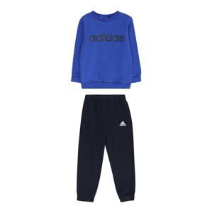 ADIDAS SPORTSWEAR Joggingová súprava 'Essentials Lineage'  modrá / tmavomodrá / biela