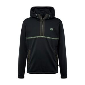 BILLABONG Športový sveter 'PATHFINDER'  sivá / pastelovo zelená / čierna