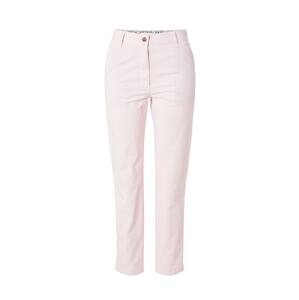 Marks & Spencer Chino nohavice  pastelovo ružová / biela