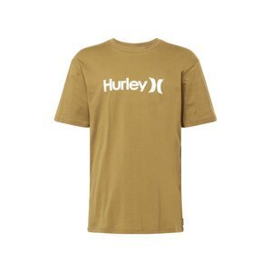 Hurley Funkčné tričko 'ONE & ONLY'  olivová / šedobiela