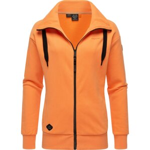 Ragwear Tepláková bunda 'Shocky'  oranžová / čierna