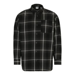 Jack & Jones Plus Košeľa  sivá / tmavošedá / čierna