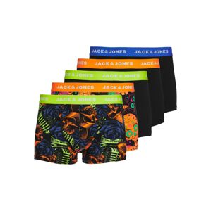 JACK & JONES Boxerky 'POP'  kráľovská modrá / svetlozelená / oranžová / čierna