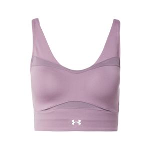 UNDER ARMOUR Športová podprsenka  fialová / biela