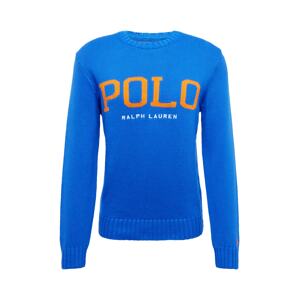 Polo Ralph Lauren Sveter  modrá / zlatá žltá / biela