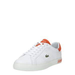 LACOSTE Nízke tenisky 'POWERCOURT 2.0'  zelená / oranžová / červená / biela