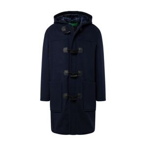 UNITED COLORS OF BENETTON Prechodný kabát 'MONTGOMERY'  námornícka modrá / čierna