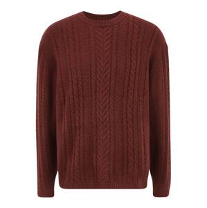 LEVI'S ® Sveter 'Battery Crewneck Sweater'  hrdzavohnedá