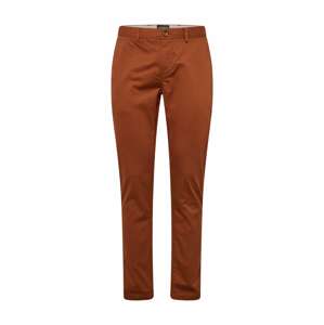 SCOTCH & SODA Chino nohavice 'Mott seasonal essential'  gaštanová