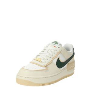 Nike Sportswear Nízke tenisky 'Air Force 1 Shadow'  béžová / telová / tmavozelená / biela