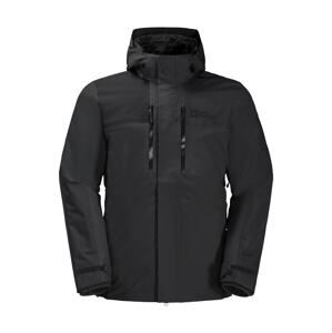 JACK WOLFSKIN Outdoorová bunda 'JASPER'  čierna