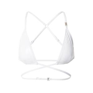 Calvin Klein Swimwear Bikinový top  šedobiela