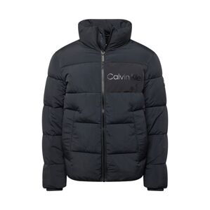 Calvin Klein Zimná bunda  antracitová / čierna
