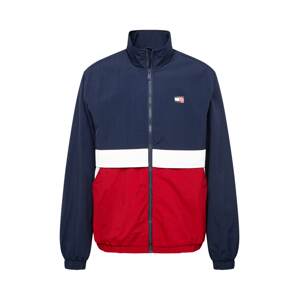 Tommy Jeans Prechodná bunda 'ESSENTIAL'  modrá / červená / biela