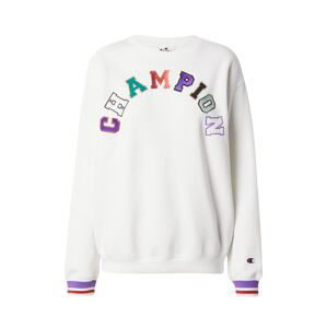 Champion Authentic Athletic Apparel Mikina  slonová kosť / tmavomodrá / zelená / oranžová