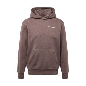 Champion Authentic Athletic Apparel Mikina  hnedá melírovaná / biela