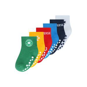 CONVERSE Ponožky  svetlomodrá / žltá / zelená / červená