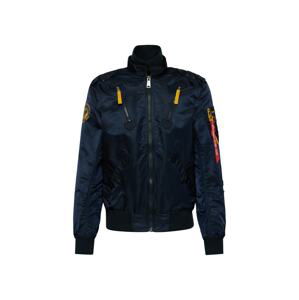 ALPHA INDUSTRIES Prechodná bunda 'Falcon II'  námornícka modrá / žltá / čierna