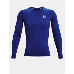 Tričko Under Armour UA HG Armour Comp LS - modrá