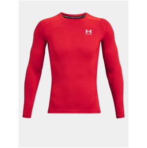 Tričko Under Armour UA HG Armour Comp LS - červená