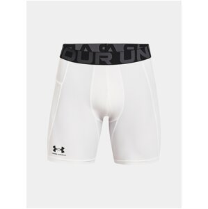 Kompresné šortky Under Armour UA HG Armour Shorts - biela