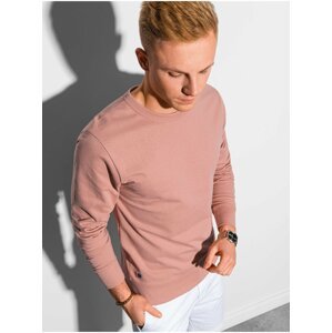 Starorůžová pánská basic mikina Ombre Clothing B1153