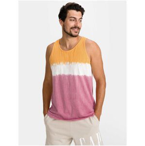 Barevné pánské tílko beach tie-dye tank GAP