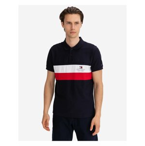 Polokošele pre mužov Tommy Hilfiger - modrá, červená, biela