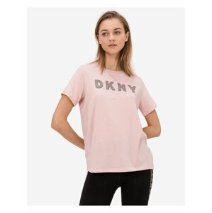 Tričká s krátkym rukávom pre ženy DKNY - ružová